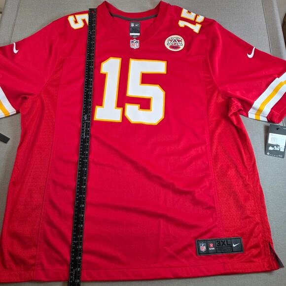Nike NFL On Field Patrick Mahomes #15 Chiefs 3XL Jersey NWT Manufacturing Flaws - Picture 11 of 15